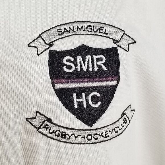 Flash San Miguel Rugby Jersey men's XL extra large white long sleeve flawed - Picture 8 of 16